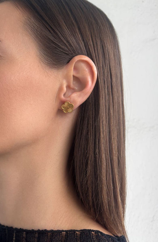 Adornia Clover Stud Earrings