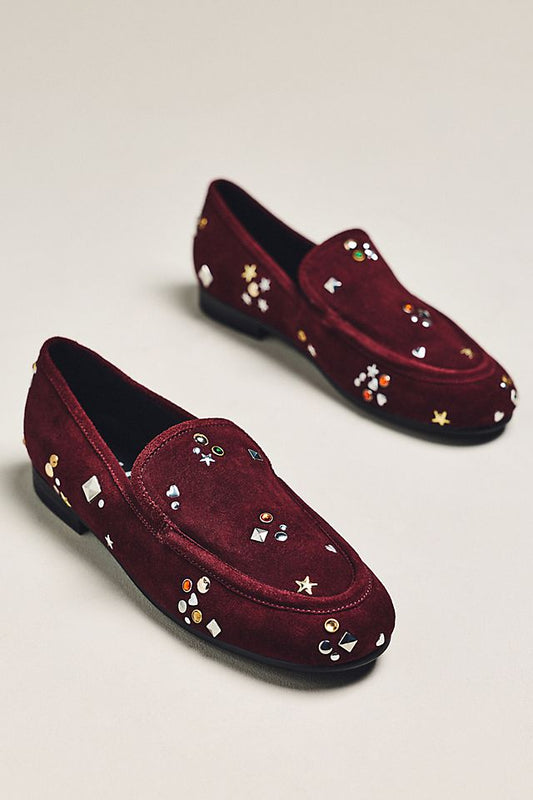 Anthropologie Bibi Lou Icon Studded Loafers