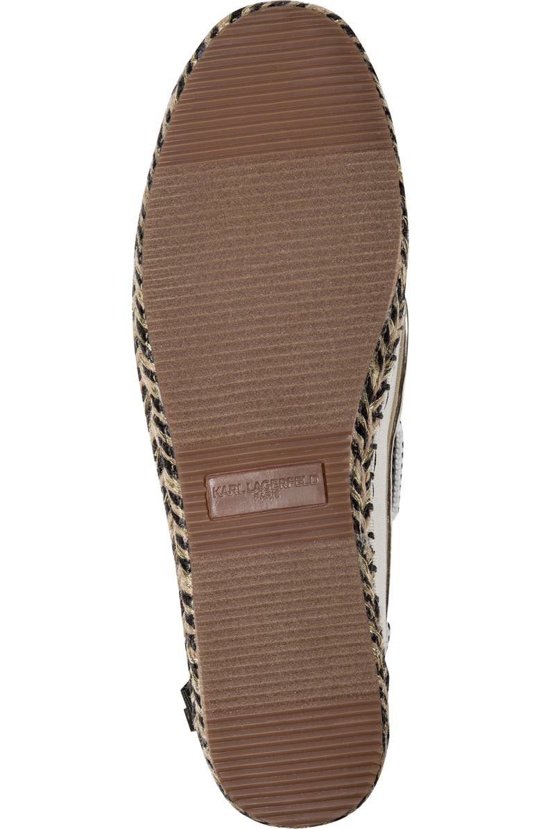 KARL LAGERFELD PARIS Miami Espadrille Boat Shoe (Women)