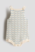 H & M Pointelle-Knit Romper Suit