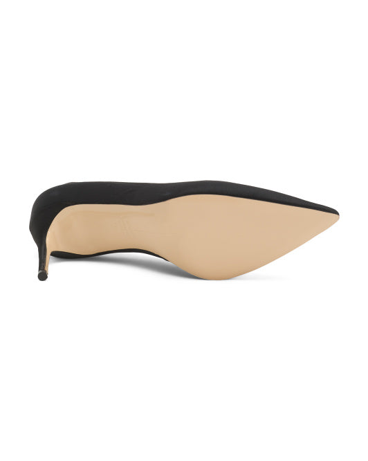 BLACK SUEDE STUDIO Made In Brazil Amaya 80 Pumps