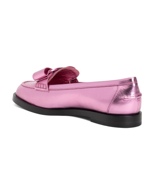 FERRAGAMO Made In Italy Leather Viva Loafers