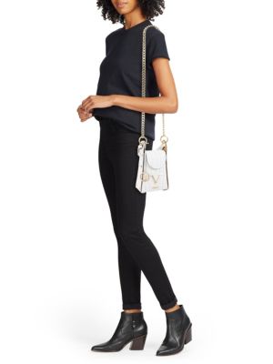 V ITALIA MADE IN ITALY
Registered Trademark of Versace 19.69 Croc Embossed Leather Mini Bag