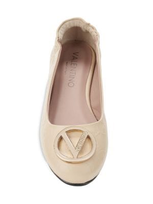 Valentino by Mario Valentino
Calliope Monogram Leather Ballet Flats