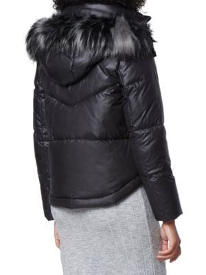 Andrew Marc
Minna Hooded Faux Fur Puffer Jacket