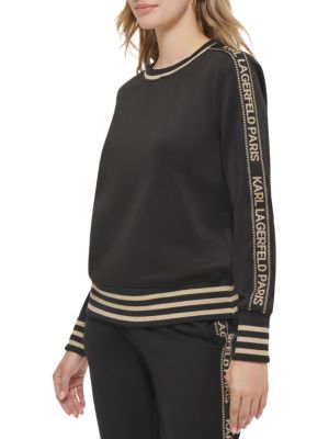 Karl Lagerfeld Paris
Tape Crewneck Sweatshirt