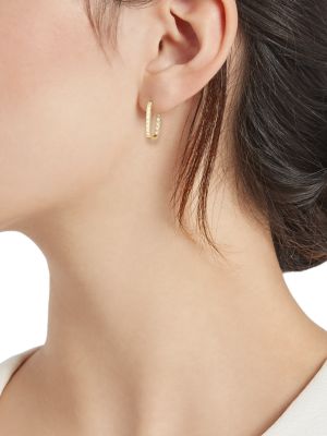 Saks Fifth Avenue
14K Yellow Gold & 0.5 TCW Diamond Hoop Earrings