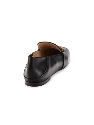 Stuart Weitzman Wylie Star Leather Loafers