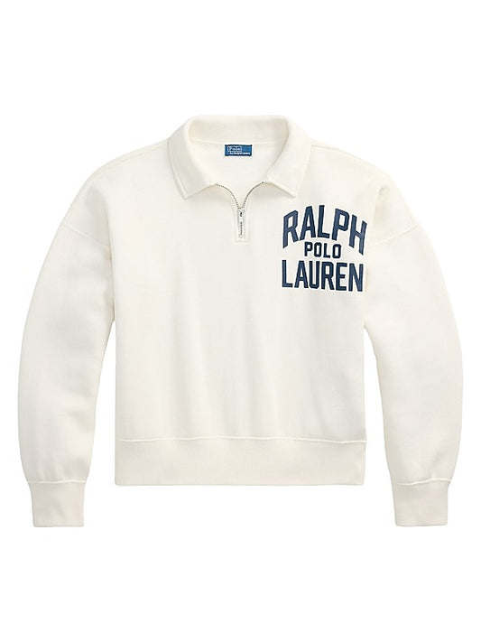 Logo Fleece Quarter-Zip Sweatshirt
