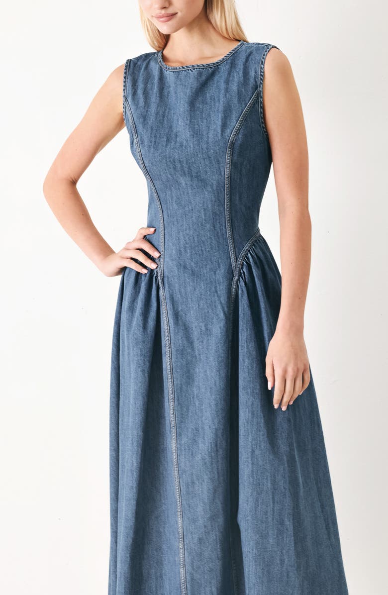 FREEMARKET Denim Midi Dress