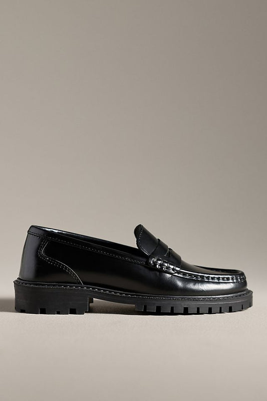 Anthropologie Maeve Lug Sole Loafers