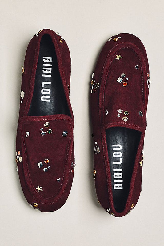 Anthropologie Bibi Lou Icon Studded Loafers