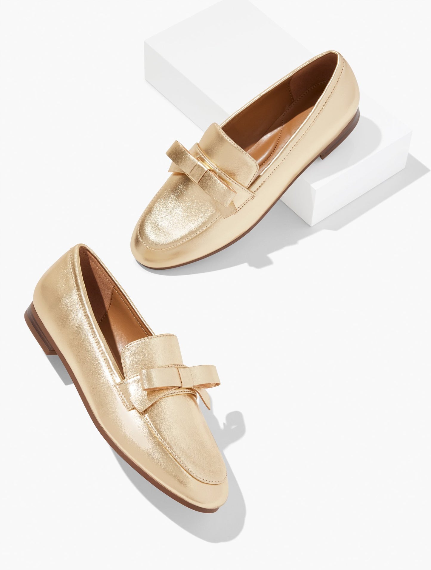 Ansly Metallic Suede Ballet Flats