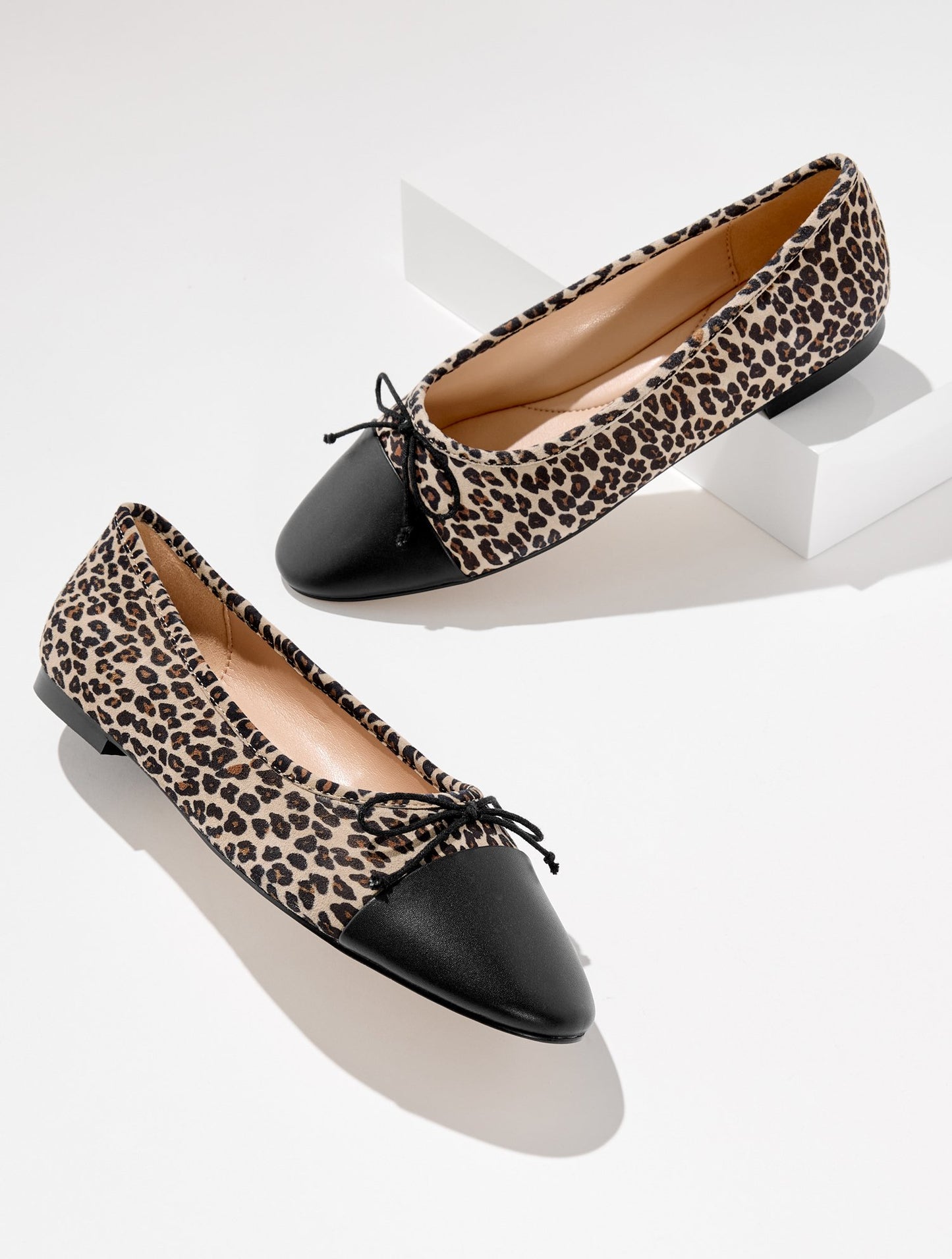 Ansly Metallic Suede Ballet Flats