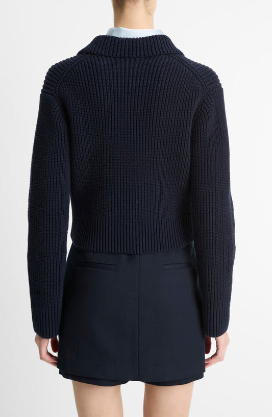 Vince Double Breasted Sweater Jacket