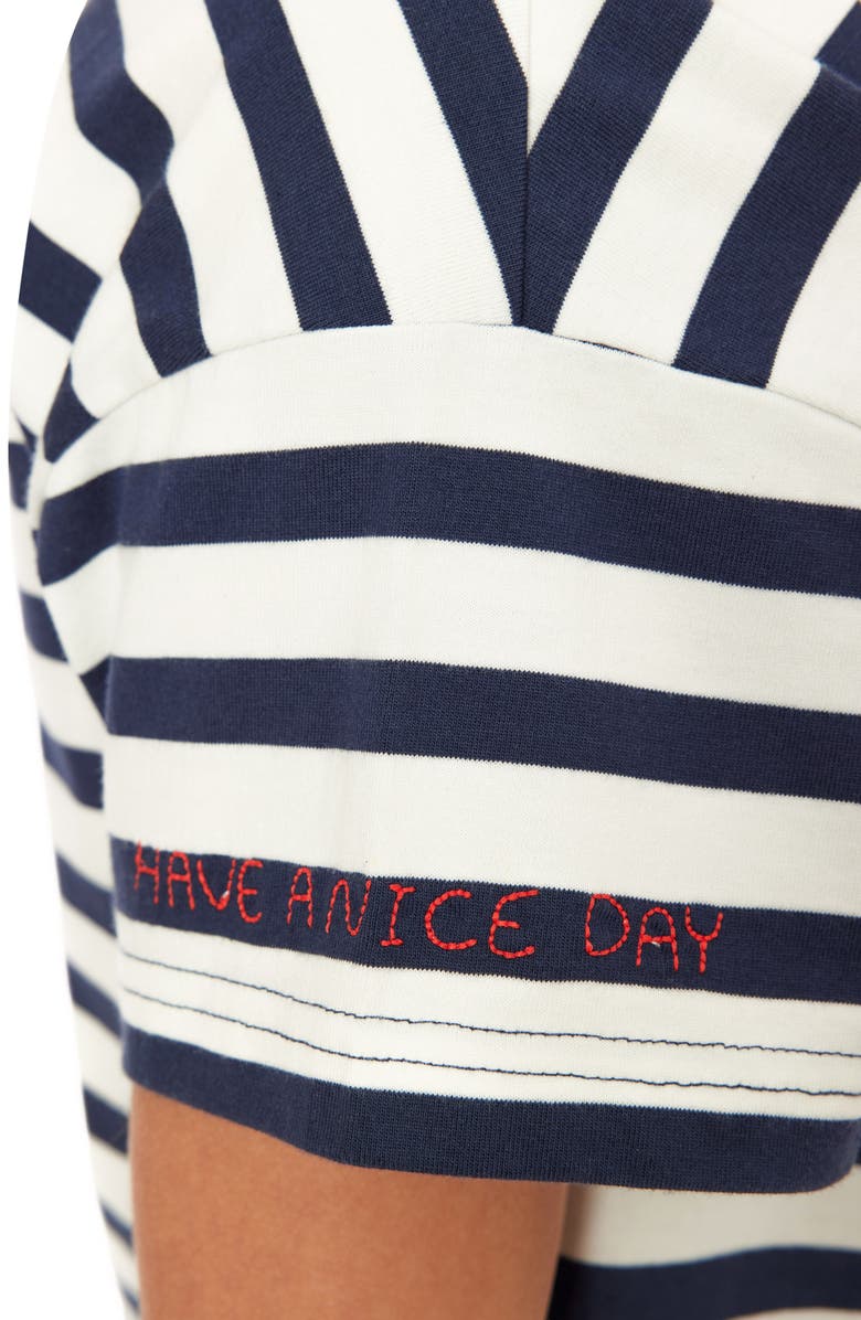 Scotch & Soda Boxy Yarn Dye Stripe T-Shirt