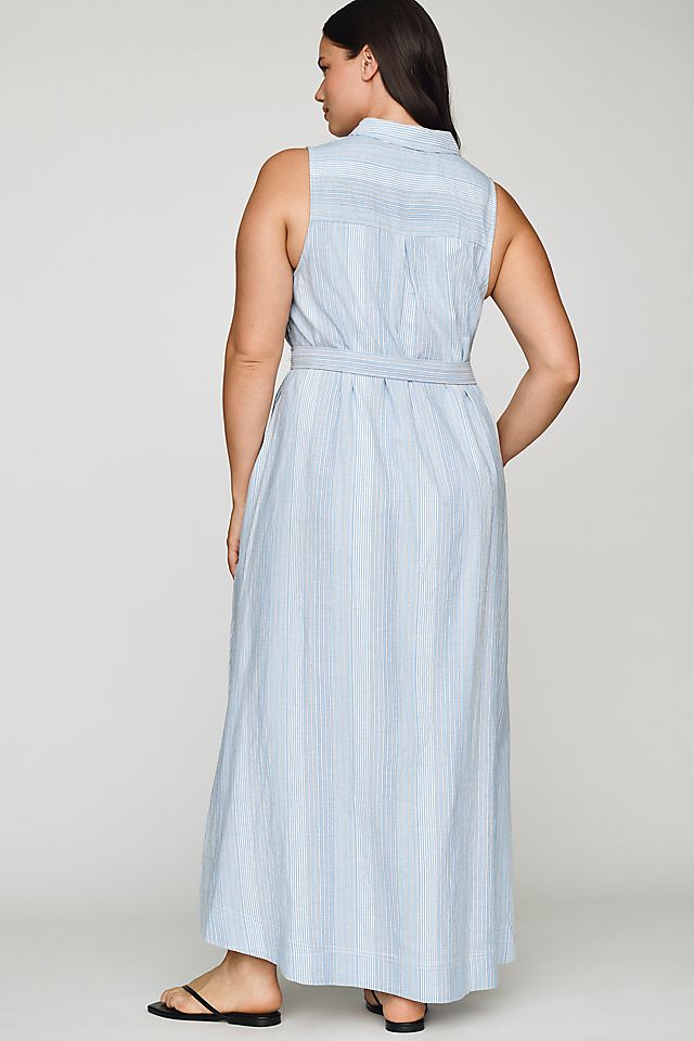 Anthropologie Mona Cotton Shirt Dress by Maeve