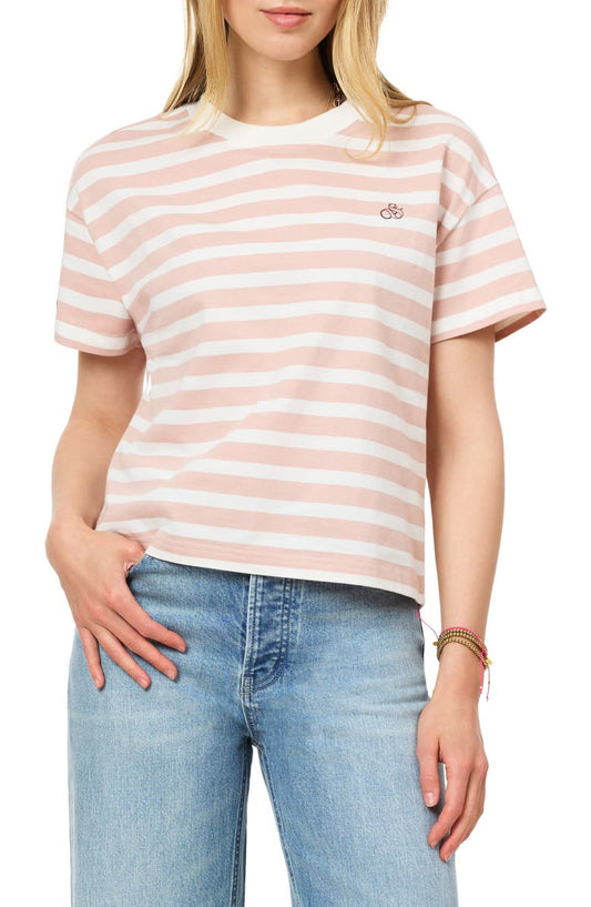 Scotch & Soda Boxy Yarn Dye Stripe T-Shirt