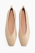 H & M Leather ballet flats