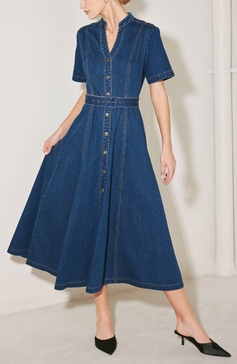 FREEMARKET Denim Midi Dress