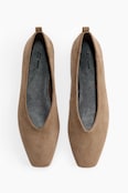H & M Leather ballet flats