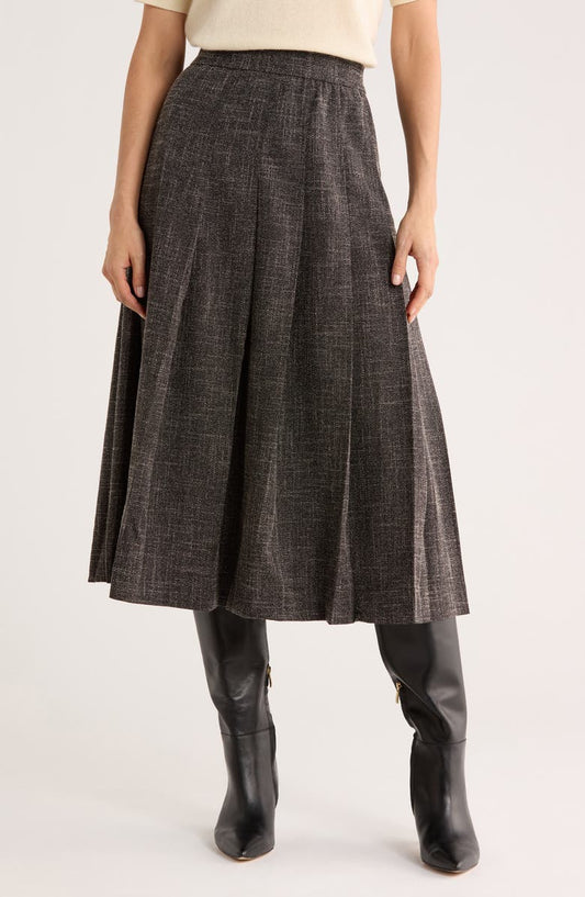 MAX STUDIO Pleated Midi Skirt
