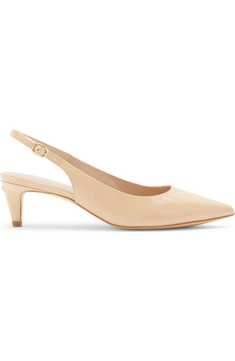 Stuart Weitzman Dancer 50 Kitten Heel Slingback Pump (Women)