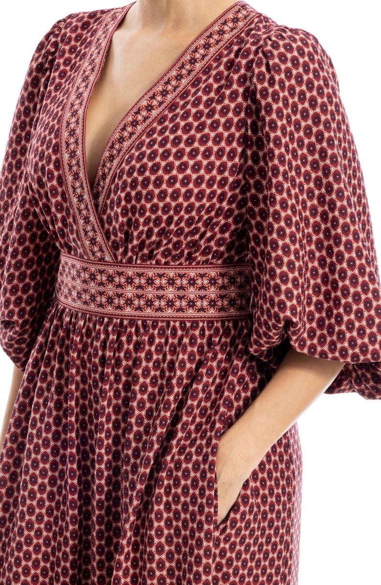 MAX STUDIO Surplice V-Neck Maxi Dress