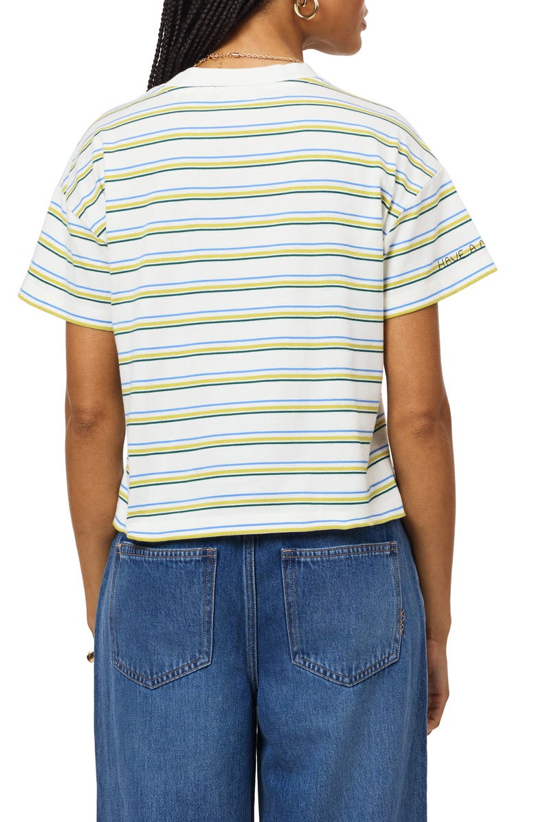 Scotch & Soda Boxy Yarn Dye Stripe T-Shirt