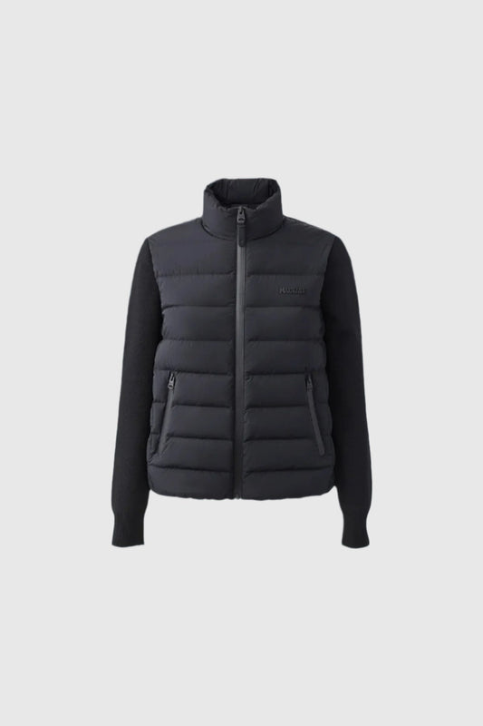 OCEANE-CITY Light down mixed-media jacket