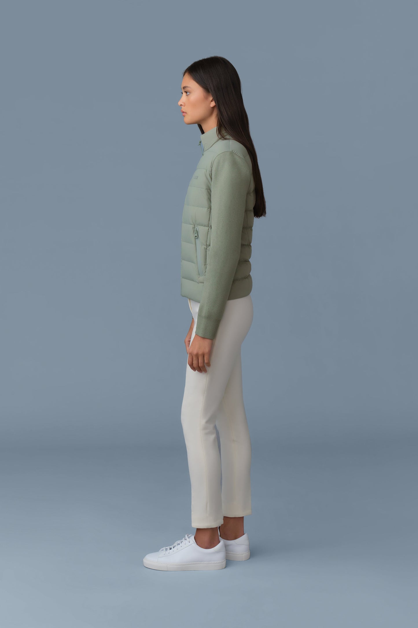 OCEANE-CITY Light down mixed-media jacket