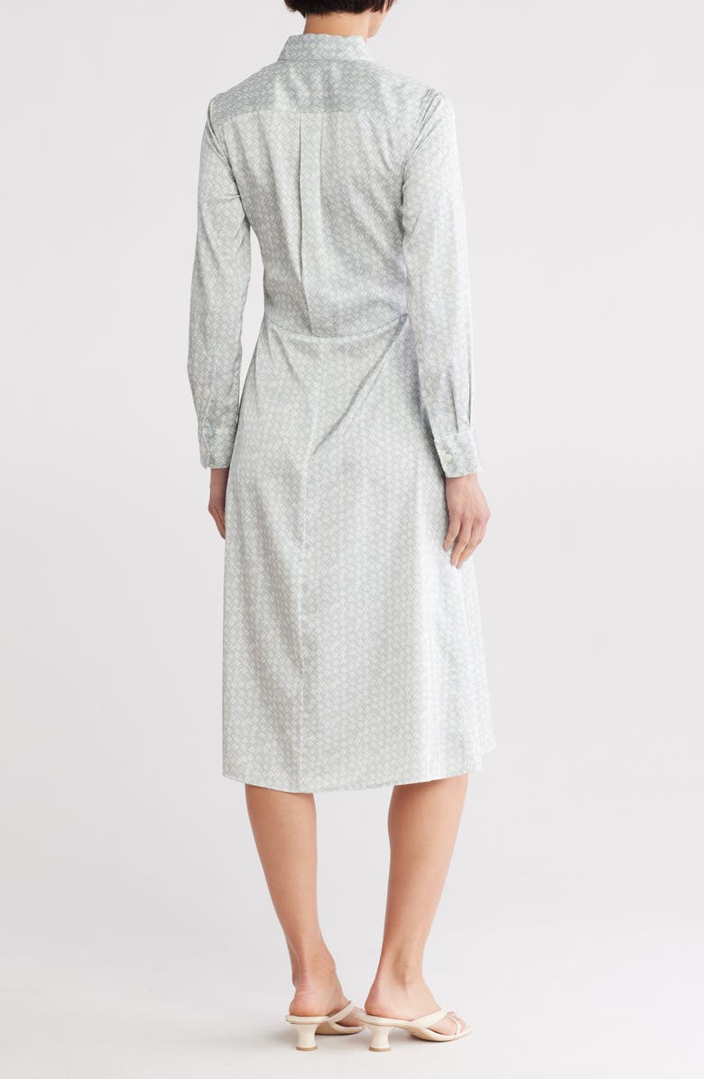 rag & bone Danica Print Satin Shirtdress