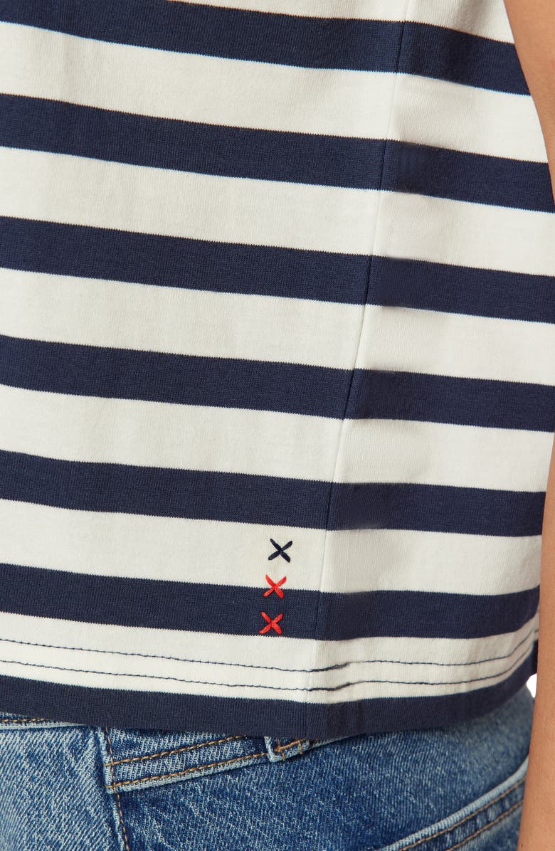 Scotch & Soda Boxy Yarn Dye Stripe T-Shirt