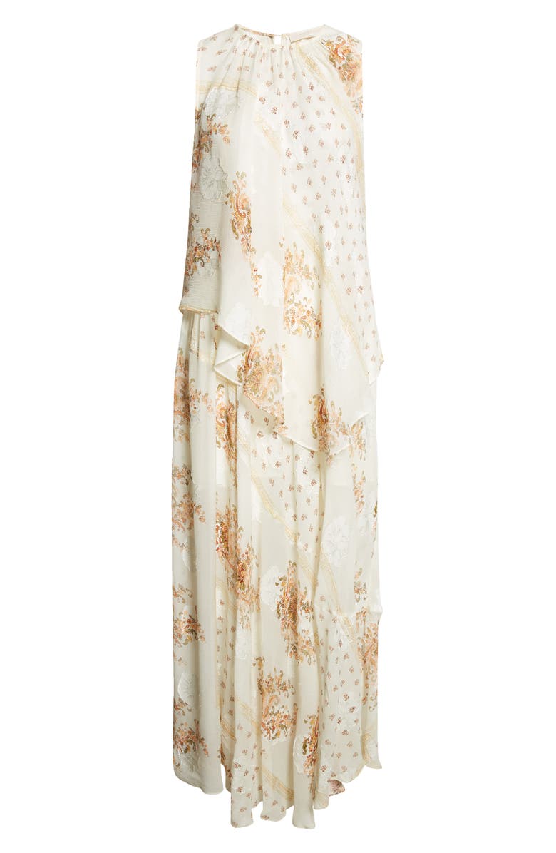 Ulla Johnson Caprice Floral Layered Silk Blend Dress