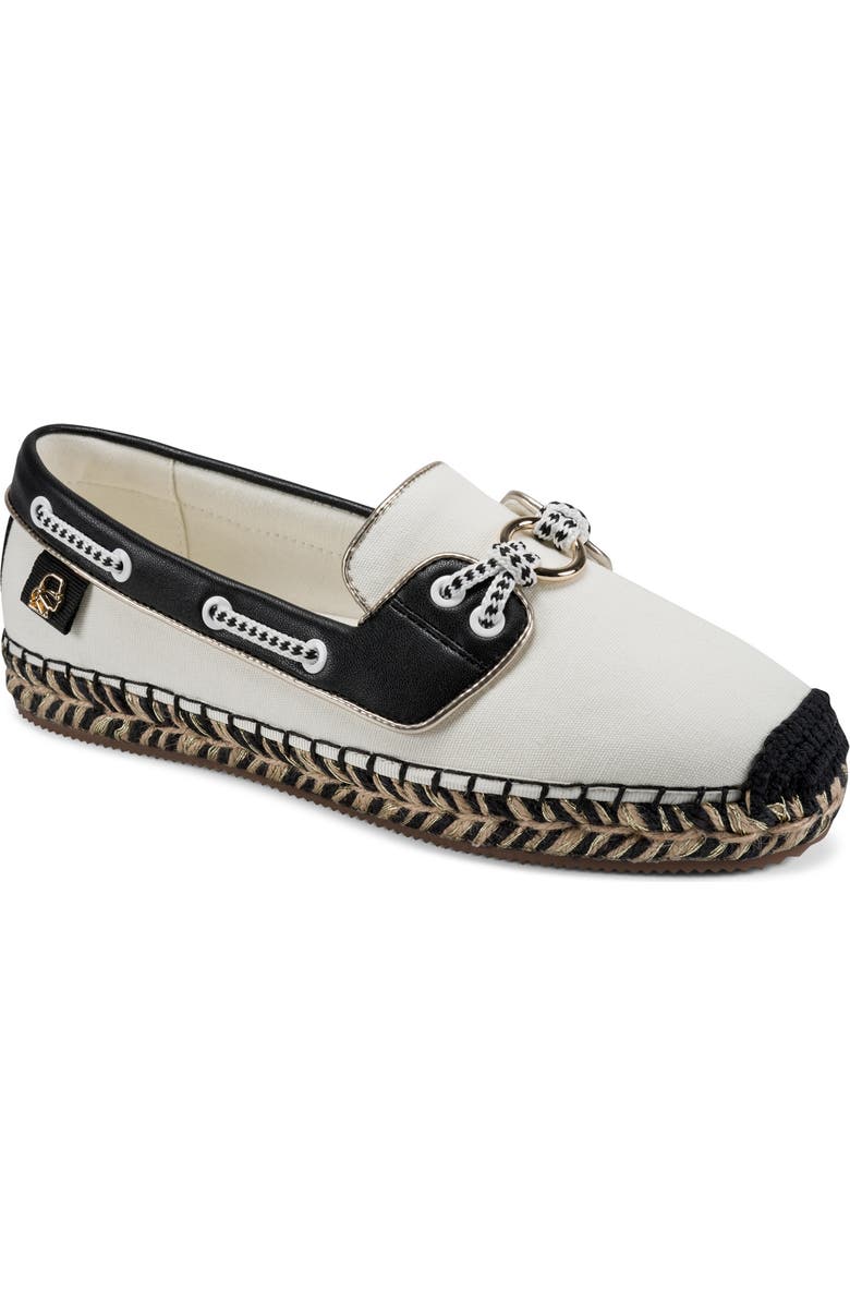 KARL LAGERFELD PARIS Miami Espadrille Boat Shoe (Women)