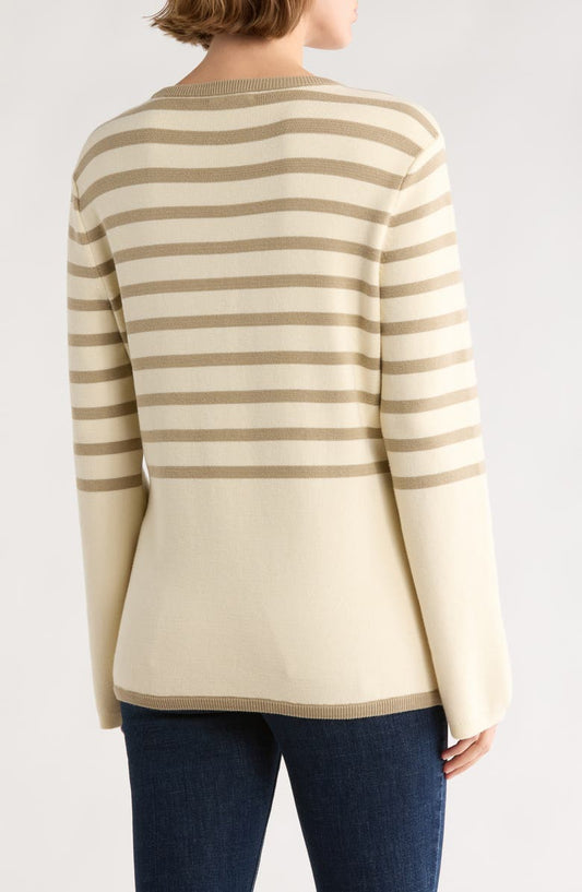 rag & bone Dee Stripe Long Cardigan