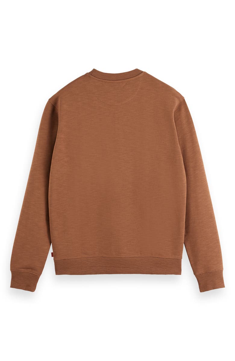 Scotch & Soda Logo Graphic Crewneck Sweatshirt