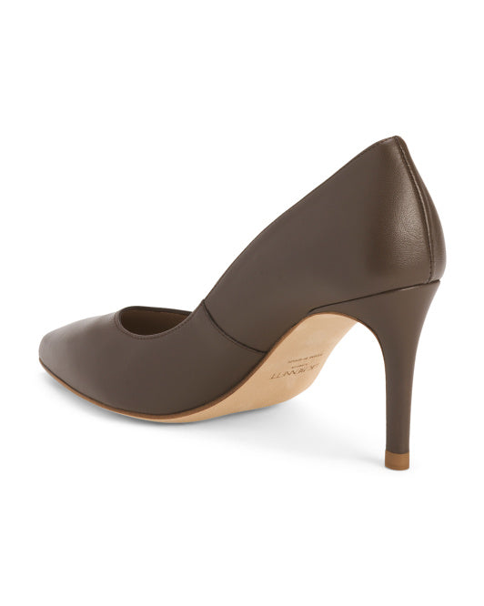 LK BENNETT Made In Spain Leather Floret Pointy Court Heels
