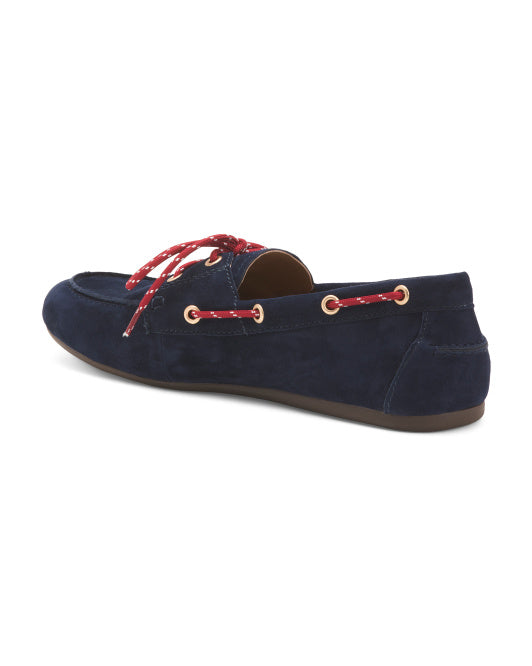 BIBI LOU Suede Boat Shoes