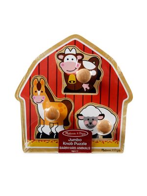 Melissa & Doug
 Barnyard Animals Jumbo Knob Puzzle