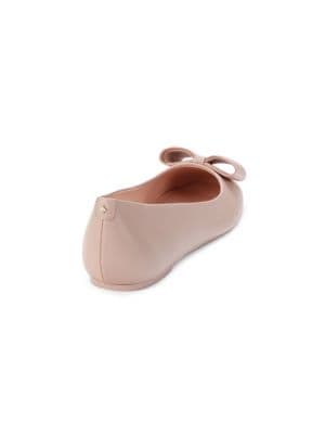 kate spade new york
 Nora Bow Leather Ballet Flats