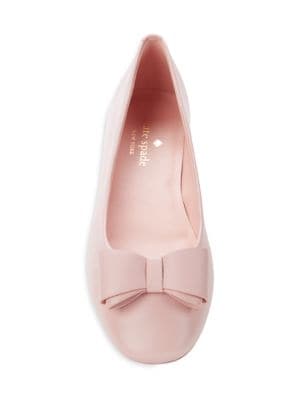 kate spade new york
 Nora Bow Leather Ballet Flats